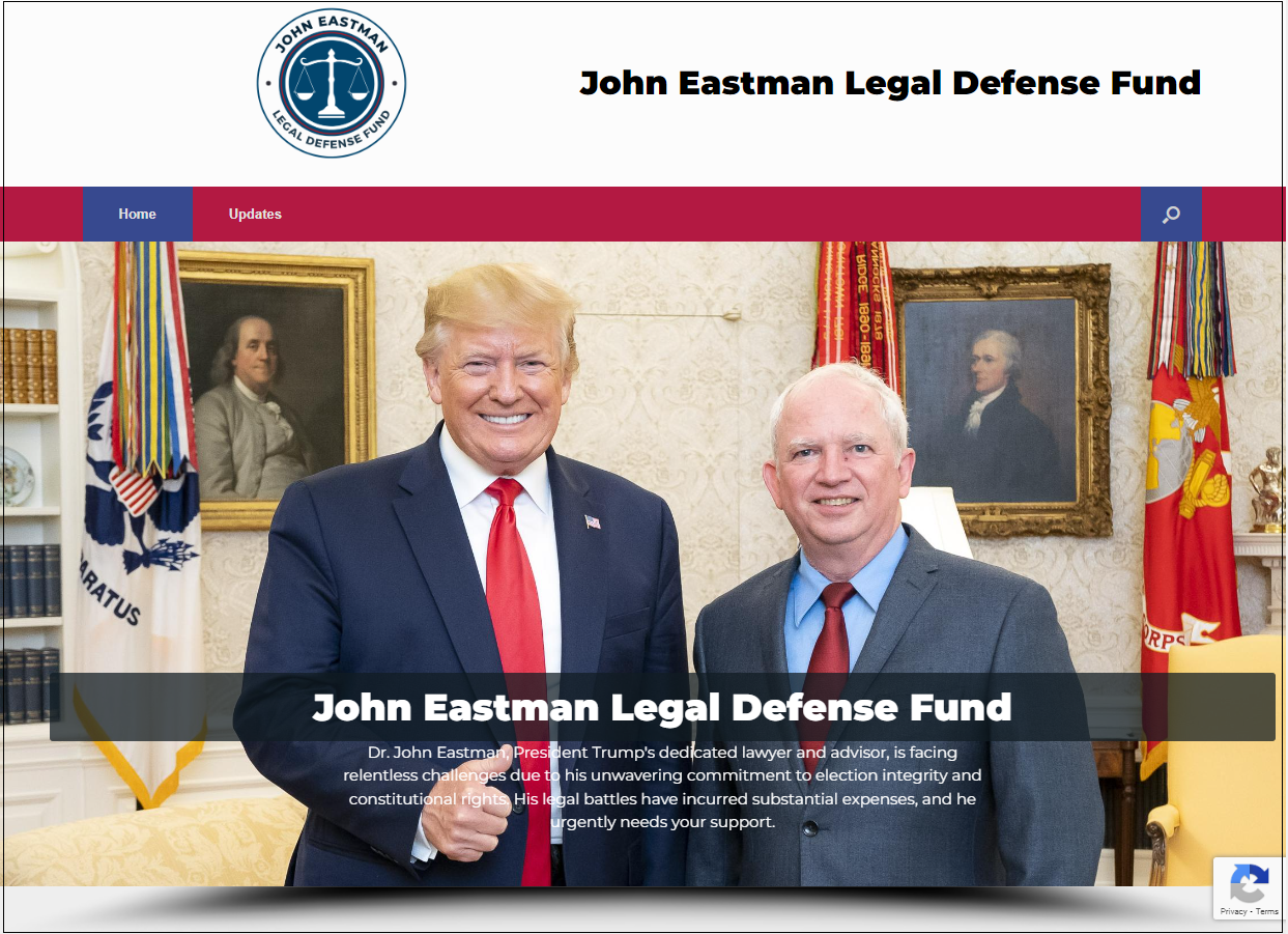 John Eastman Legal Defense Fund John Eastman Legal Defense Fund